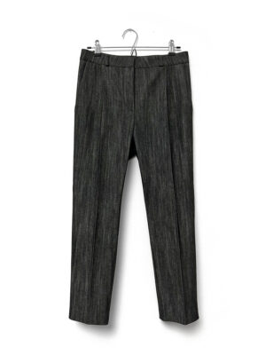 Cropped Heather Black Jeans Pants