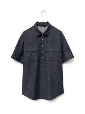 Men's Short Sleeve Denim Shirt