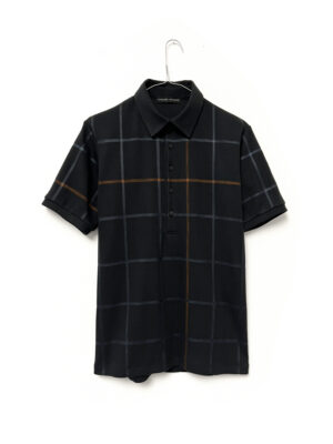 Men's Grid Polo Shirt
