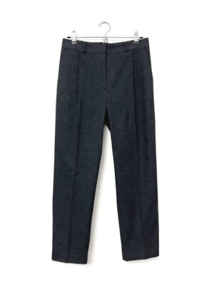 Cropped Heather Navy Pants
