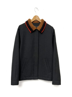 Knitted Collar Jacket